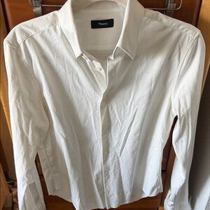 Theory Men's Crisp White Dress Shirt